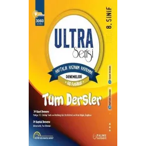 Palme Yayıncılık 8. Sınıf Ultra Kazanım Kavrama Denemeleri 68 Fasikül Tüm Dersler