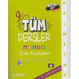 Palme Yayıncılık 9. Sınıf Tüm Dersler Palmetre Aylık Çalışma Fasikülleri