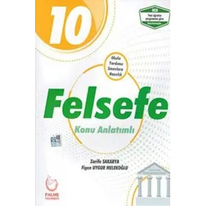 Palme Yayıncılık - Bayilik Palme 10. Sınıf Felsefe Konu Anlatımlı