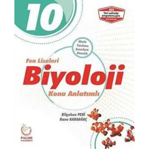 Palme Yayıncılık - Bayilik Palme 10. Sınıf Fen Liseleri Biyoloji Konu Anlatımlı