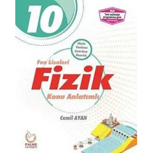 Palme Yayıncılık - Bayilik Palme 10. Sınıf Fen Liseleri Fizik Konu Anlatımlı