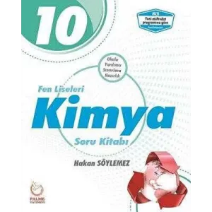 Palme Yayıncılık - Bayilik Palme 10. Sınıf Fen Liseleri Kimya Soru Kitabı
