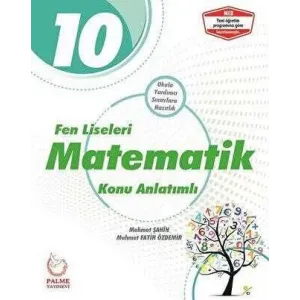 Palme Yayıncılık - Bayilik Palme 10. Sınıf Fen Liseleri Matematik Konu Anlatımlı