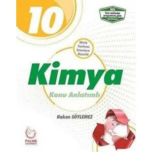 Palme Yayıncılık - Bayilik Palme 10. Sınıf Kimya Konu Anlatımlı