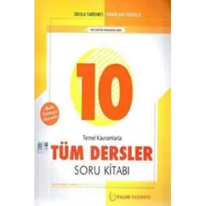 Palme Yayıncılık - Bayilik Palme 10. Sınıf Tüm Dersler Soru Kitabı