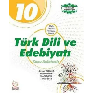Palme Yayıncılık - Bayilik Palme 10. Sınıf Türk Dili ve Edebiyatı Konu Anlatımlı