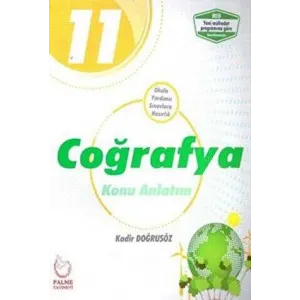 Palme Yayıncılık - Bayilik Palme 11. Sınıf Coğrafya Konu Kitabı