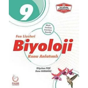 Palme Yayıncılık - Bayilik Palme 9. Sınıf Fen Liseleri Biyoloji Konu Anlatımlı