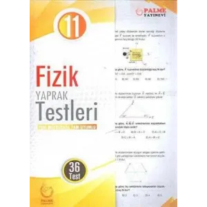 Palme Yayıncılık - Bayilik Palme Yaprak Test 11. Sınıf Fizik