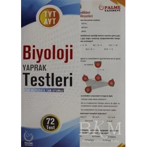 Palme Yayıncılık - Bayilik Palme Yaprak Test YKS TYT AYT Biyoloji