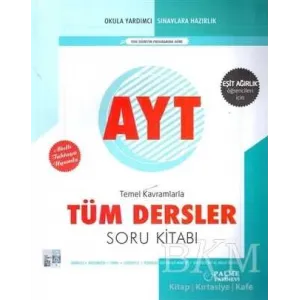 Palme Yayıncılık - Bayilik Palme YKS AYT Tüm Dersler Soru Kitabı Eşit Ağırlık