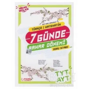 Palme Yayıncılık - Bayilik Palme YKS TYT AYT Türkçe Matematik 7 Günde Bahar Dönemi Soru Kitabı