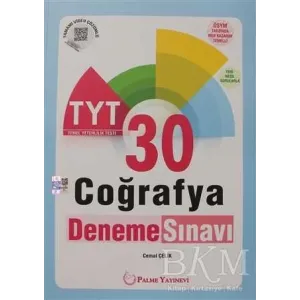 Palme Yayıncılık - Bayilik Palme YKS TYT Coğrafya 30 Deneme Sınavı