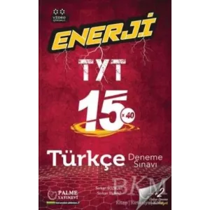 Palme Yayıncılık - Bayilik Palme YKS TYT Enerji Türkçe 15 Deneme Sınavı Video Çözümlü