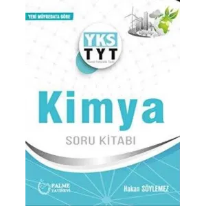 Palme Yayıncılık - Bayilik Palme YKS TYT Kimya Soru Kitabı