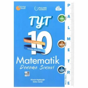 Palme Yayıncılık - Bayilik Palme YKS TYT Matematik 10 Deneme Palmetre Video Çözümlü