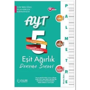 Palme Yayıncılık - Bayilik Palmetre AYT Eşit Ağırlık 5 Deneme Sınavı Palme Yayıncılık
