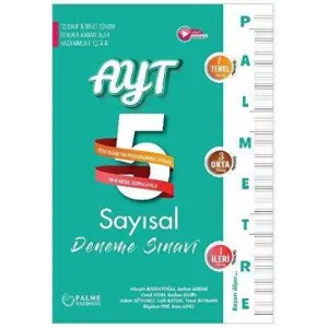 Palme Yayıncılık - Bayilik Palmetre AYT Sayısal 5 Deneme Sınavı