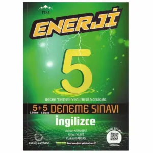 Palme Yayıncılık Enerji 5. Sınıf İngilizce 5+5 Deneme Sınavı