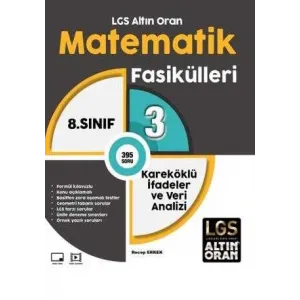 Palme Yayıncılık LGS Altın Oran Matematik Fasikülleri 3 Kareköklü İfadeler ve Veri Analizi