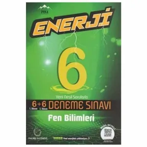 Palme Yayıncılık Palme 6. Sınıf Enerji Fen Bilimleri 6+6 Deneme Sınavı