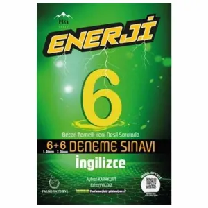 Palme Yayıncılık Palme 6. Sınıf Enerji İngilizce 6+6 Deneme Sınavı