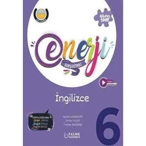 Palme Yayıncılık Palme 6. Sınıf Enerji İngilizce Soru Kitabı