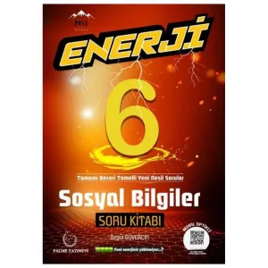 Palme Yayıncılık Palme 6. Sınıf Enerji Sosyal Bilgiler Soru Kitabı
