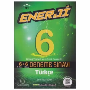 Palme Yayıncılık Palme 6. Sınıf Enerji Türkçe 6+6 Deneme Sınavı