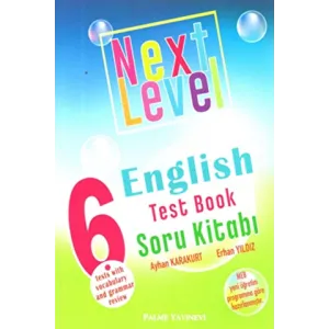 Palme Yayıncılık Palme 6. Sınıf Next Level English Test Book Soru Kitabı