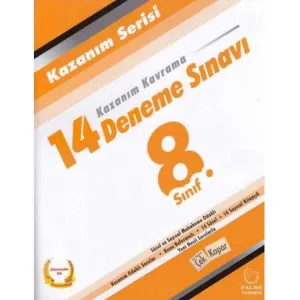 Palme Yayıncılık Palme 8. Sınıf Kazanım Tüm Dersler 14 Deneme Sınavı
