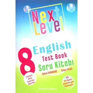 Palme Yayıncılık Palme 8. Sınıf Next Level English Test Book Soru Kitabı