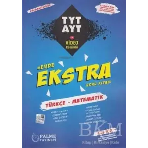 Palme Yayıncılık Palme TYT AYT Türkçe Matematik Evde Ekstra Soru Kitabı
