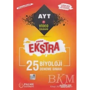 Palme Yayıncılık Palme YKS AYT Ekstra Biyoloji 25 Deneme Sınavı