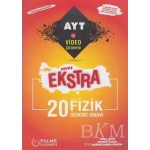 Palme Yayıncılık Palme YKS AYT Ekstra Fizik 20 Deneme Sınavı