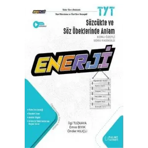 Palme Yayıncılık TYT Enerji Sözcükte ve Söz Öbeklerinde Anlam Konu Özetli Soru Fasikülü