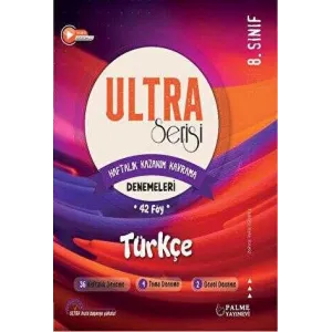 Palme Yayıncılık Ultra Serisi 8. Sınıf Türkçe Deneme Kitabı 42 Föy