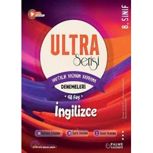 Palme Yayıncılık Ultra Serisi 8.Sınıf İngilizce Deneme Kitabı 48 Föy