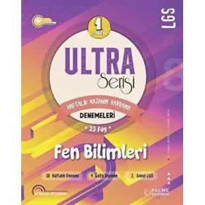 Palme Yayıncılık Ultra Serisi LGS 1. Dönem Fen Bilimleri Denemeleri