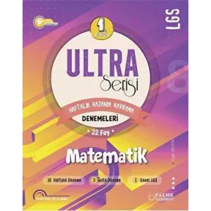 Palme Yayıncılık Ultra Serisi LGS 1.Dönem Matematik Denemeleri