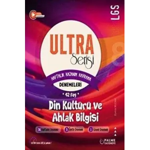 Palme Yayıncılık ULTRA Serisi LGS Din Kültürü ve Ahlak Bilgisi Denemeleri Haftalık Kazanım Kavrama 42 Föy