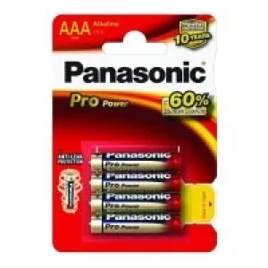 Panasonic Pro Power Alkaline Pil Aaa İnce 4lü