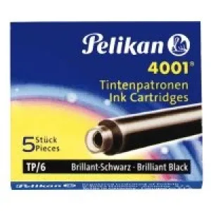 Pelikan Dolma Kalem Kartuş 4001 Dev Siyah 5li 310615