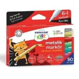 Pensan Kidz Temizlen.b.7 Met.markör Kal.99930