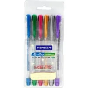 Pensan My-king Simli 6402 Jel Kalem 6lı Set Pe02227jk00s6