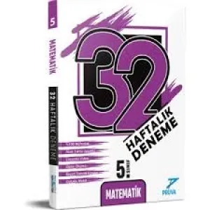 PRUVA AKADEMİ 5. SINIF 32 HAFTA MATEMATİK