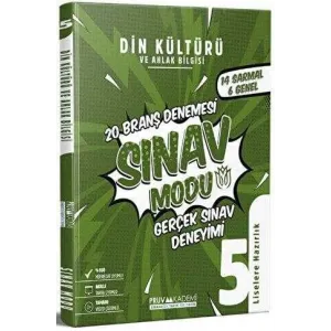 Pruva Akademi 5. Sınıf Din Kültürü ve Ahlak Bilgisi Sınav Modu 20 Branş Denemesi
