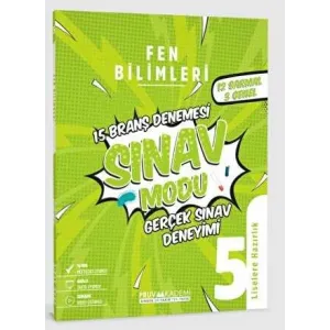 Pruva Akademi 5. Sınıf Fen Bilgisi Branş Denemesi