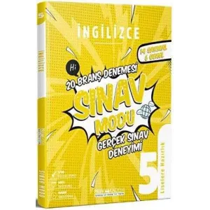 Pruva Akademi 5. Sınıf İngilizce Sınav Modu 20 Branş Denemesi