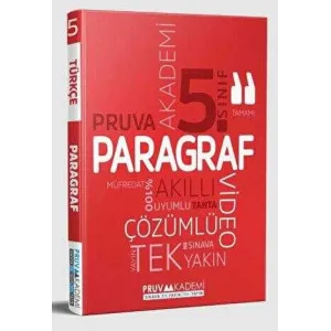Pruva Akademi 5. Sınıf Paragraf Soru Bankası